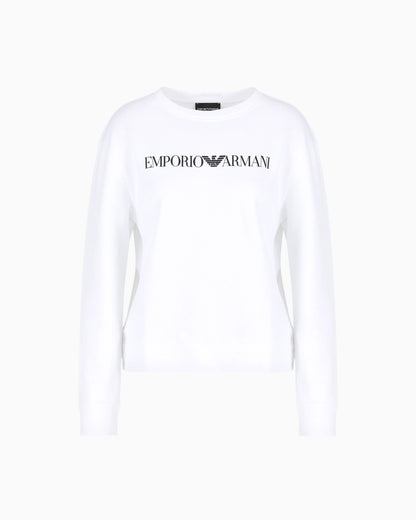 Logo sweatshirt in organic cotton jersey Essential