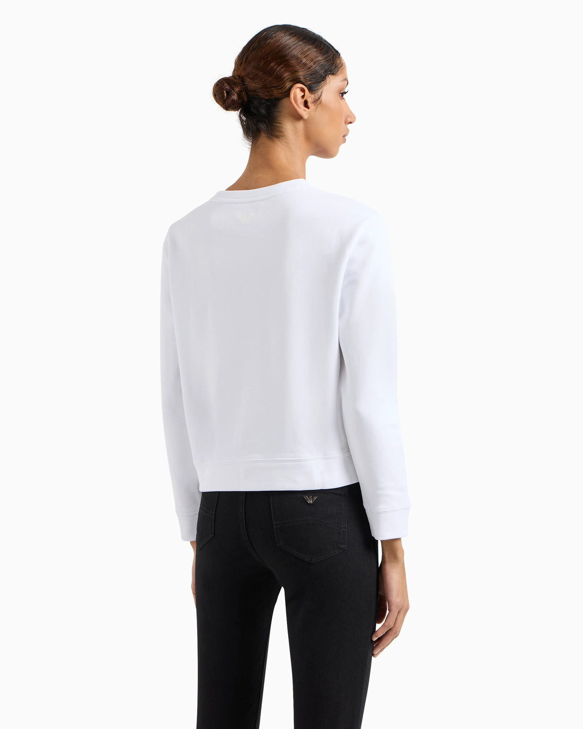Logo sweatshirt in organic cotton jersey Essential