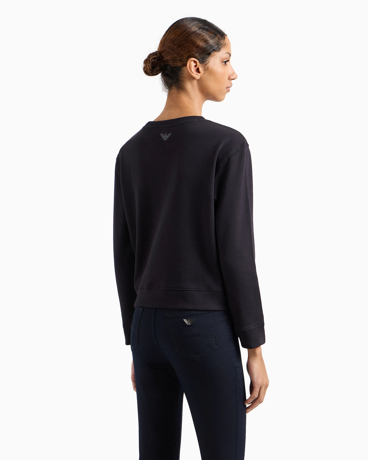 Logo sweatshirt in organic cotton jersey Essential