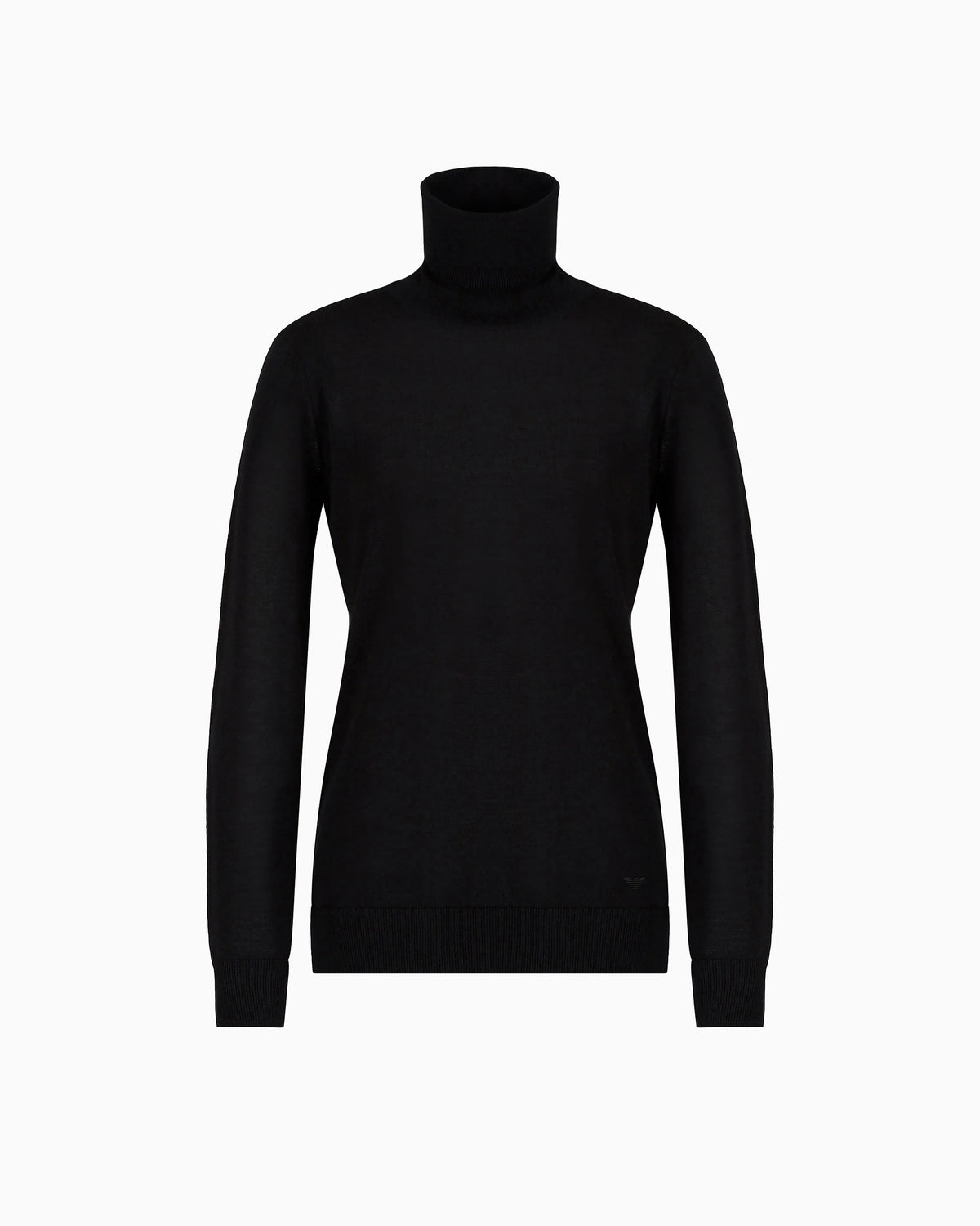 Pure virgin-wool rollneck