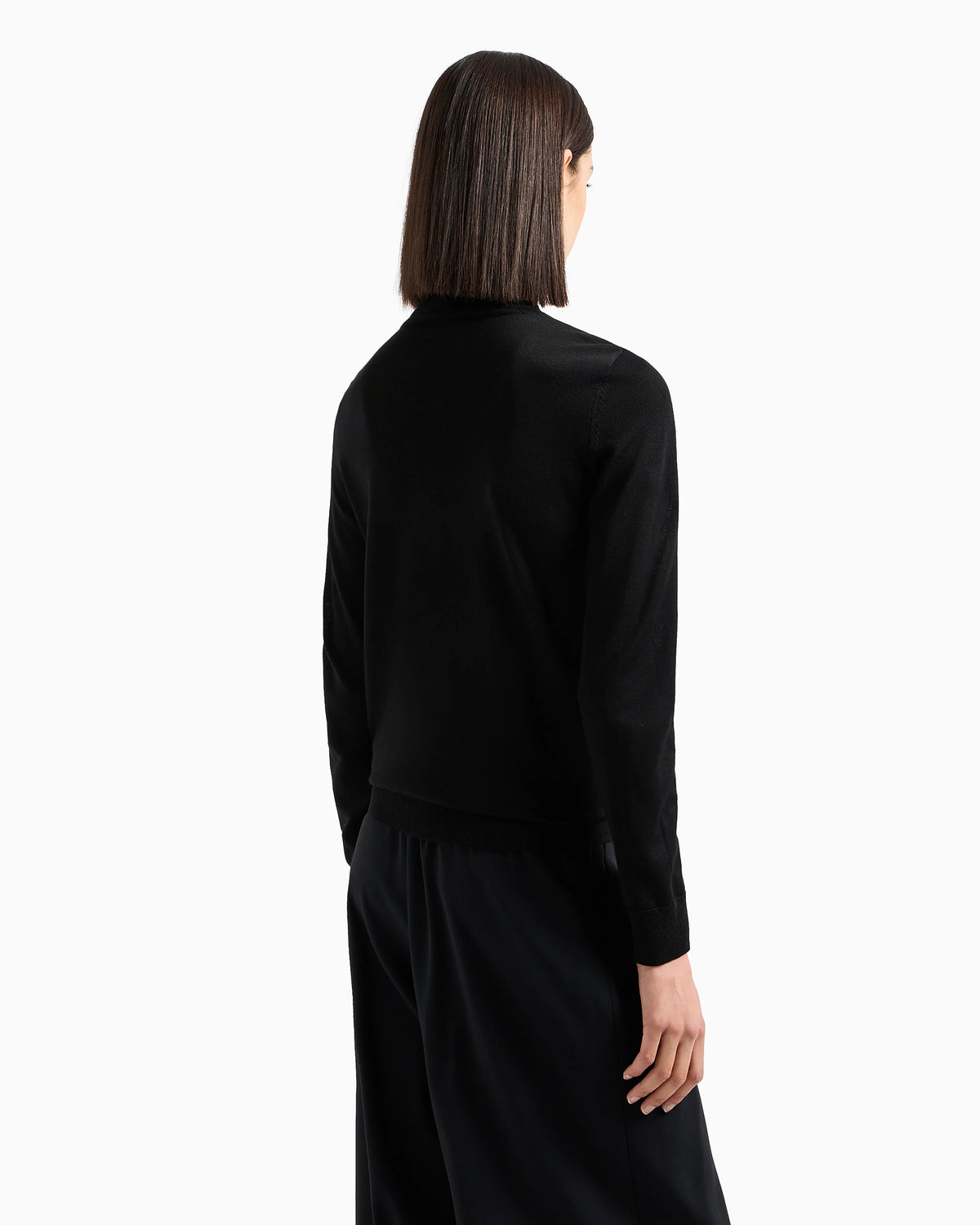 Pure virgin-wool rollneck