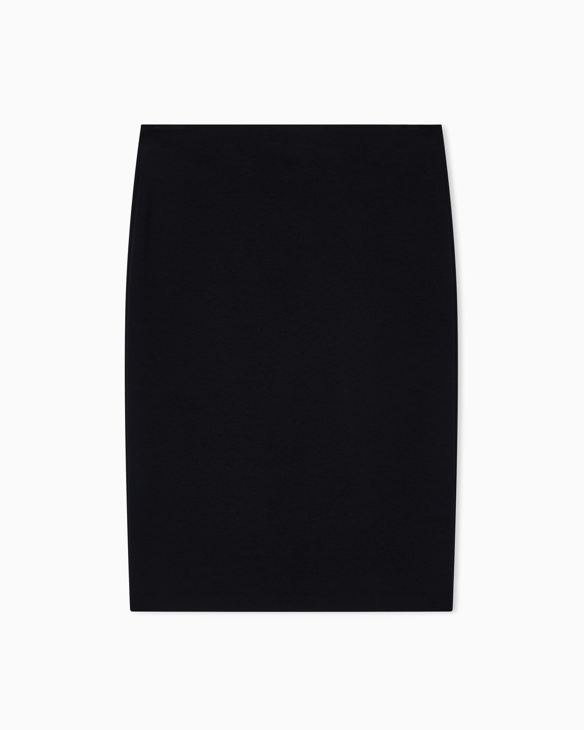 Knee length skirt in stretch viscose Milano stitch Essential