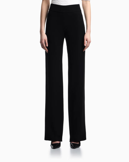Flowy trousers Essential in techno cady with a high waist