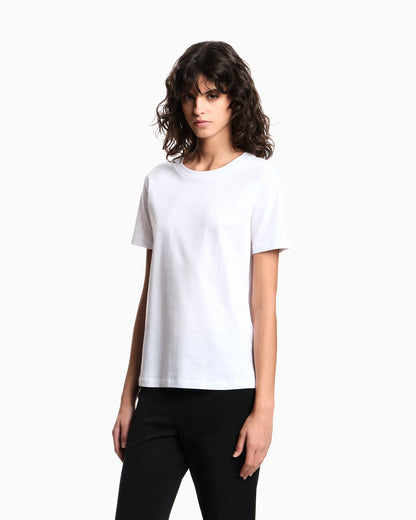 Jersey t-shirt in Pima cotton with a crew neck Essential