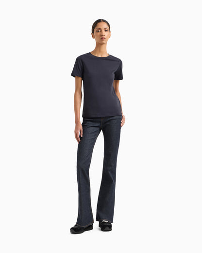 Jersey t-shirt in Pima cotton with a crew neck Essential