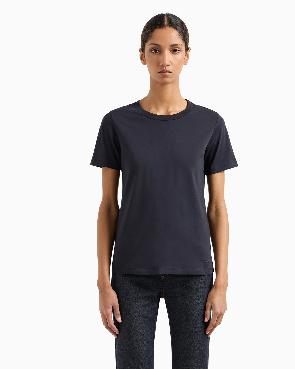 Jersey t-shirt in Pima cotton with a crew neck Essential