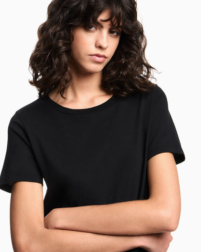 Jersey t-shirt in Pima cotton with a crew neck Essential