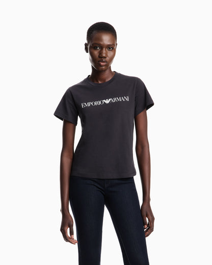 Logo t-shirt Essential in organic cotton jersey