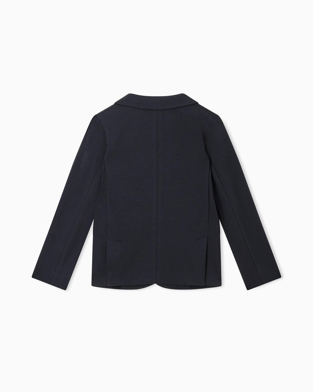 Stitched-jersey single-breasted jacket