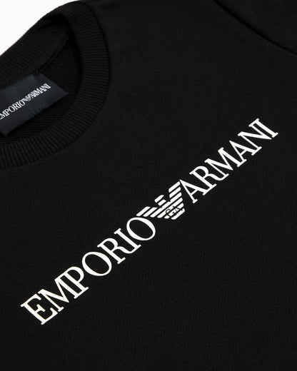 Modal-blend jersey sweatshirt with logo