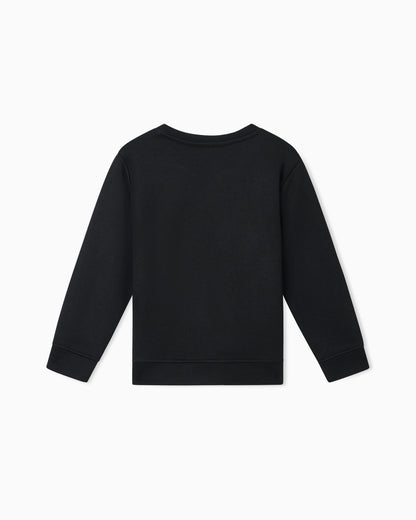 Modal-blend jersey sweatshirt with logo