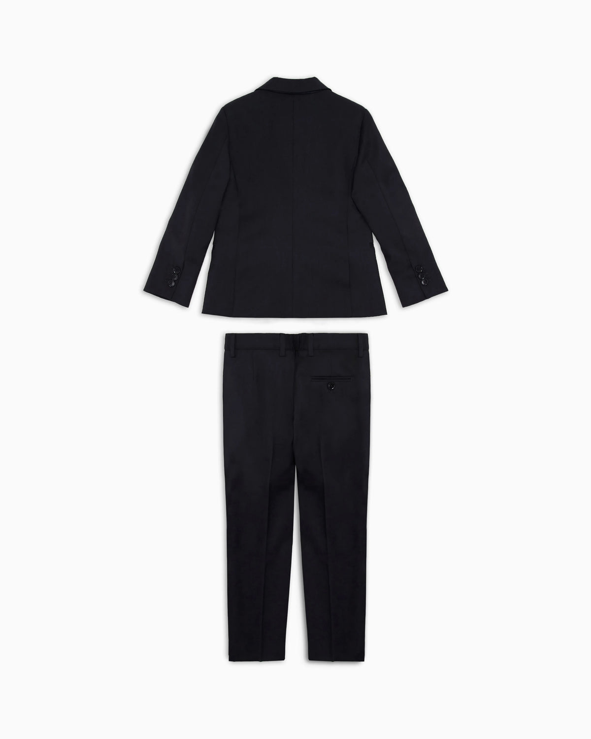 Single-breasted suit in light virgin wool