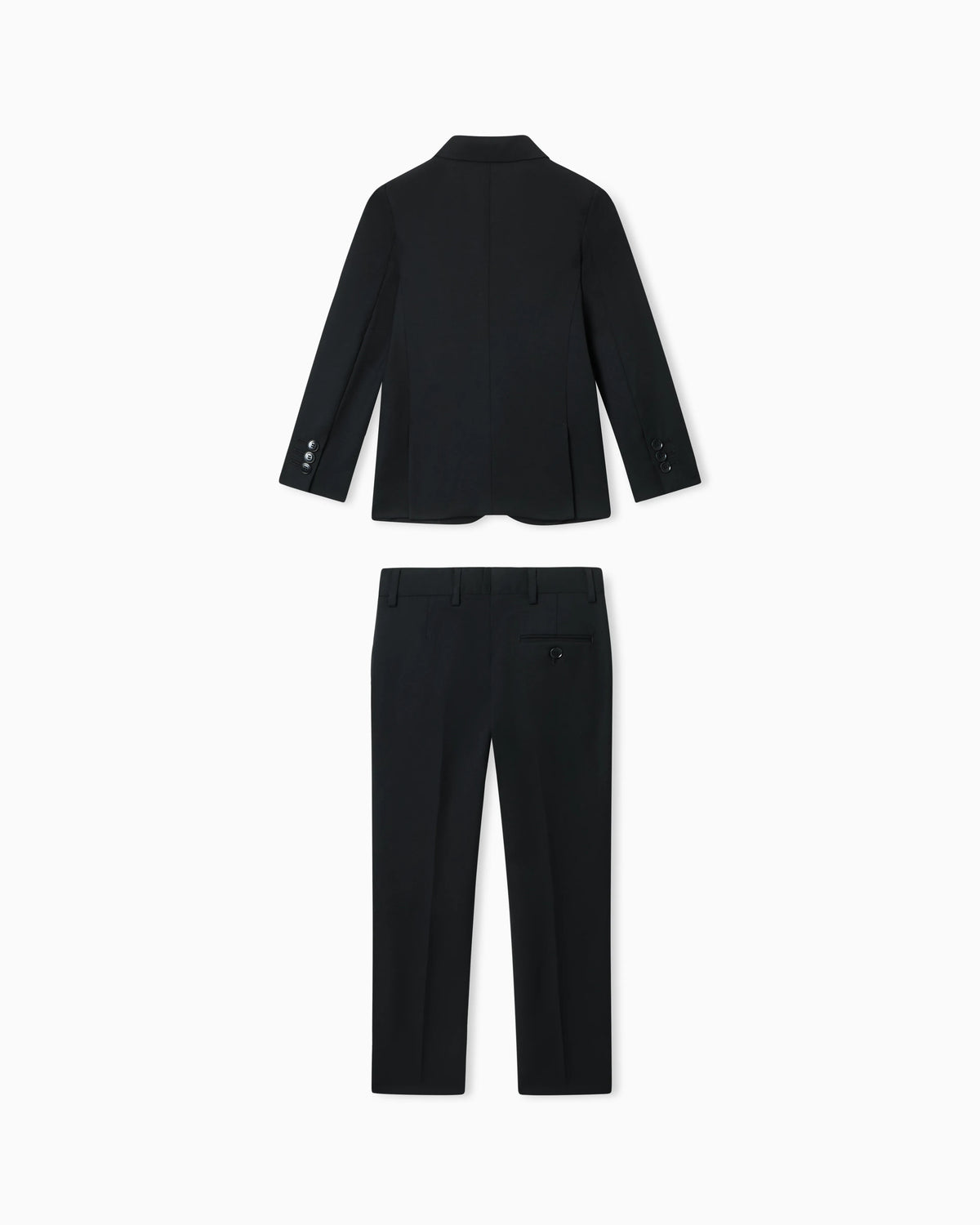 Single-breasted suit in light virgin wool