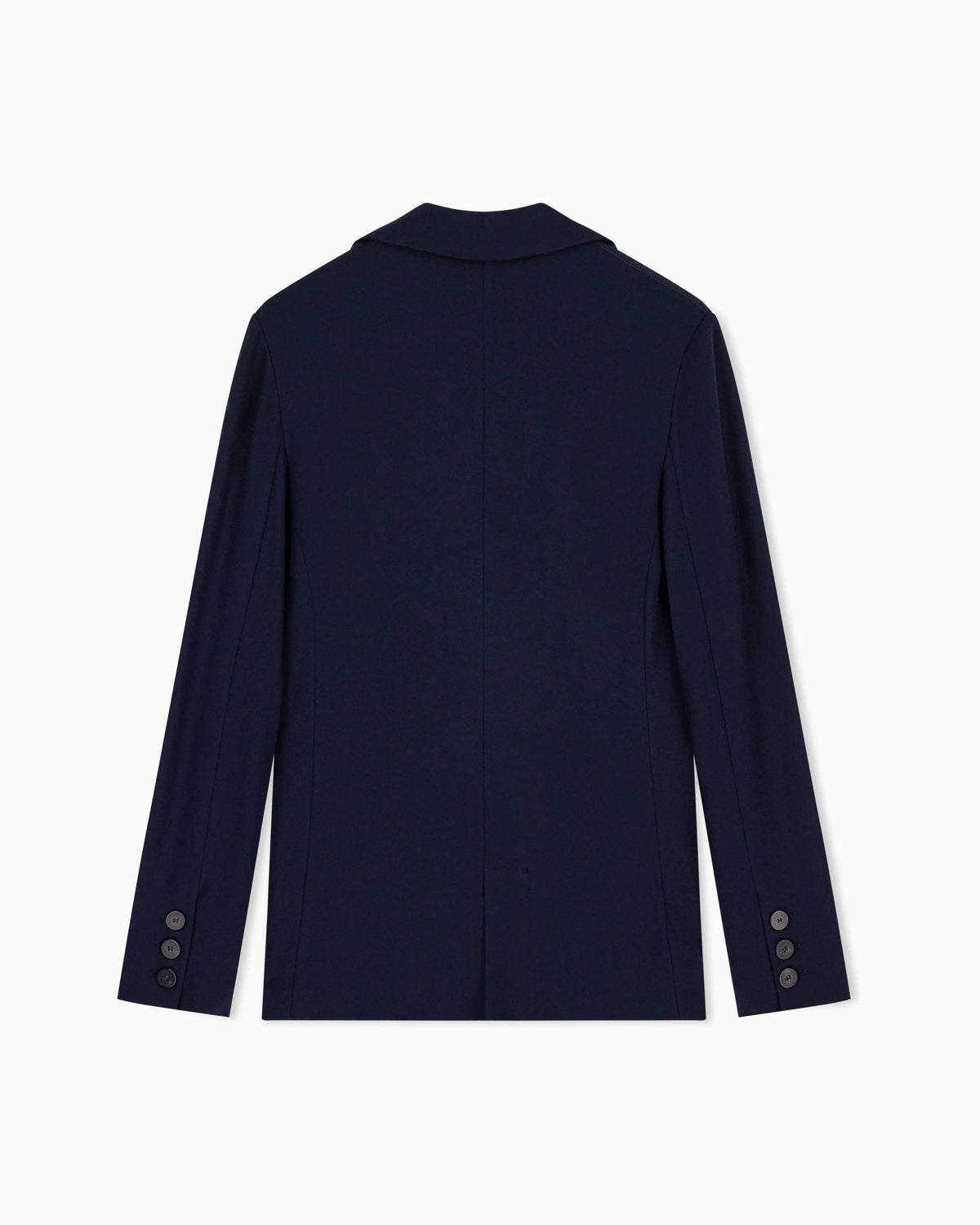 Single-breasted jacket in pure cashmere jersey