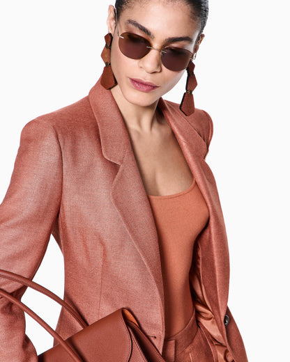 Viscose ottoman top