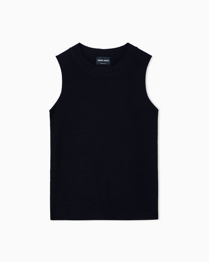 Top in ottoman fabric
