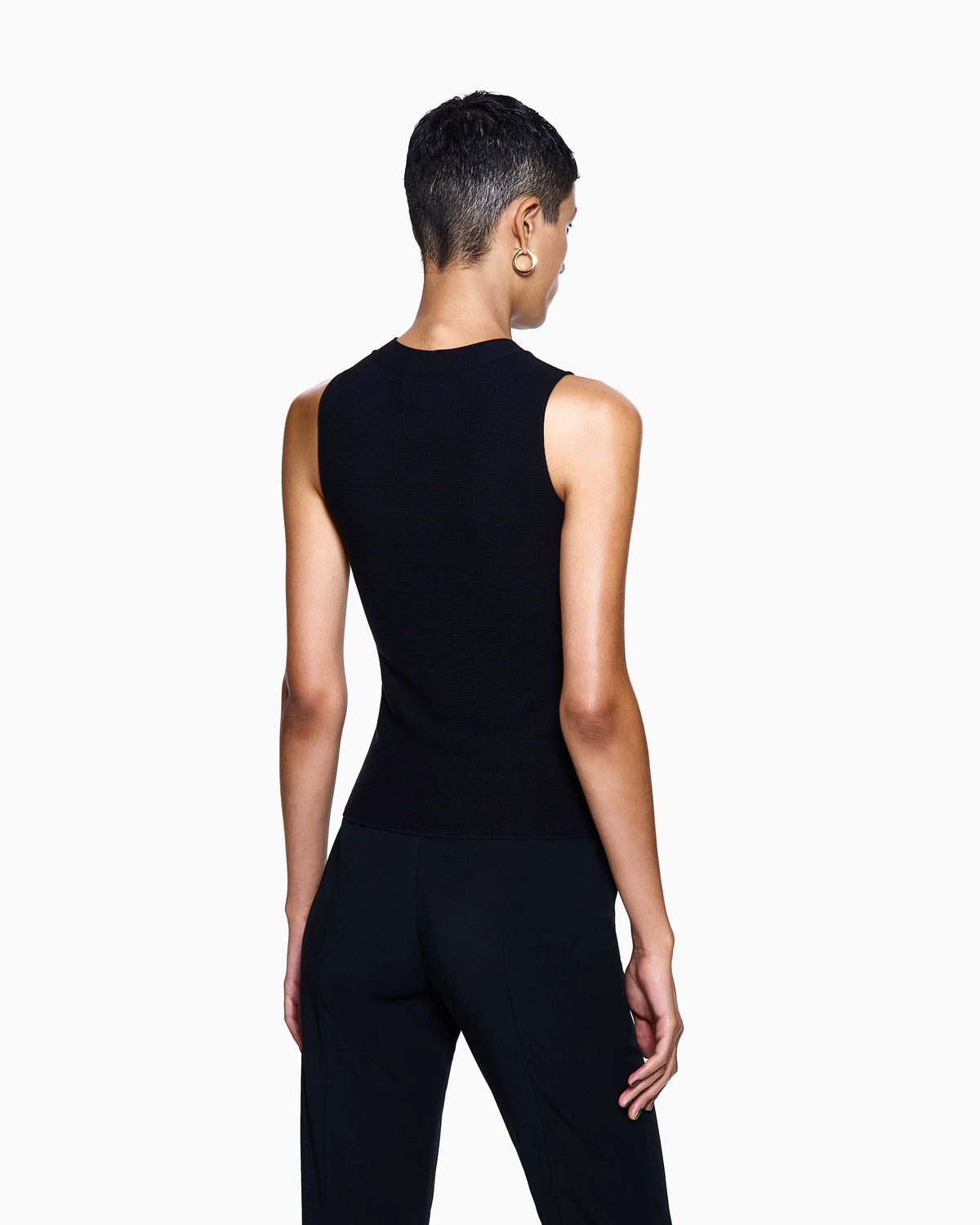 Top in ottoman fabric