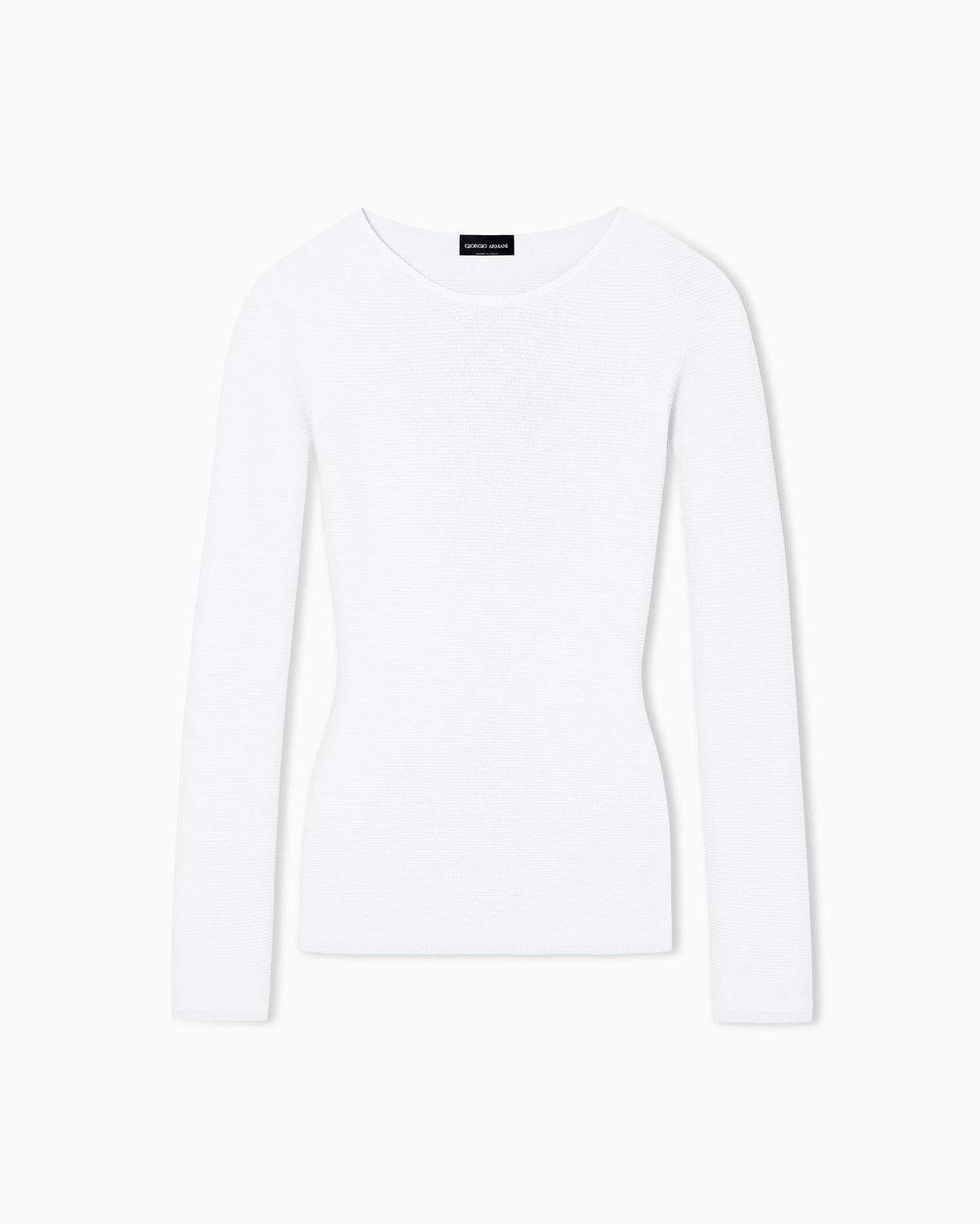 Long sleeve jumper in seamless viscose blend