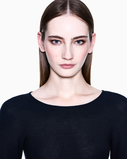 Long sleeve jumper in seamless viscose blend