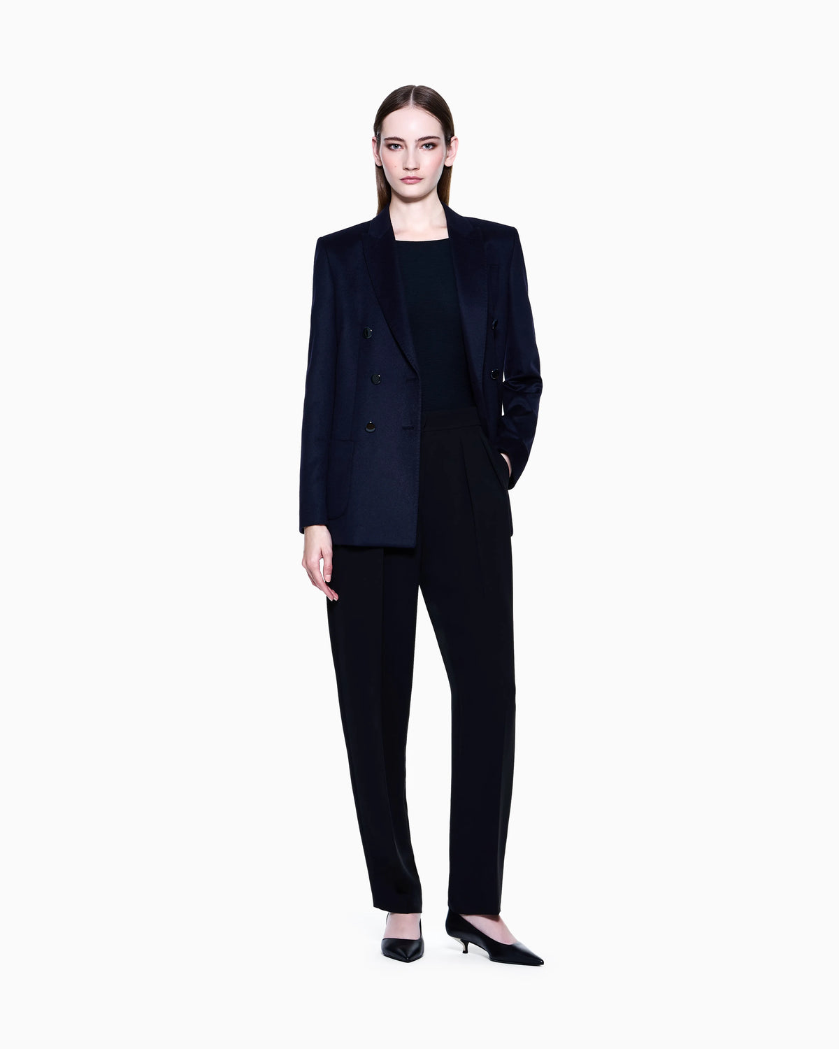 Long sleeve jumper in seamless viscose blend