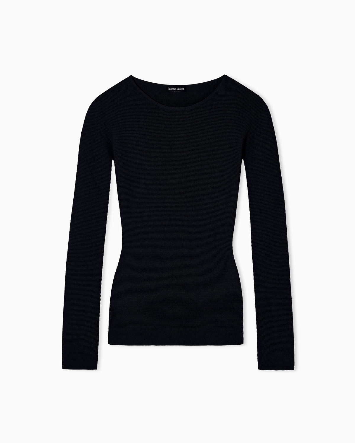 Long sleeve jumper in seamless viscose blend