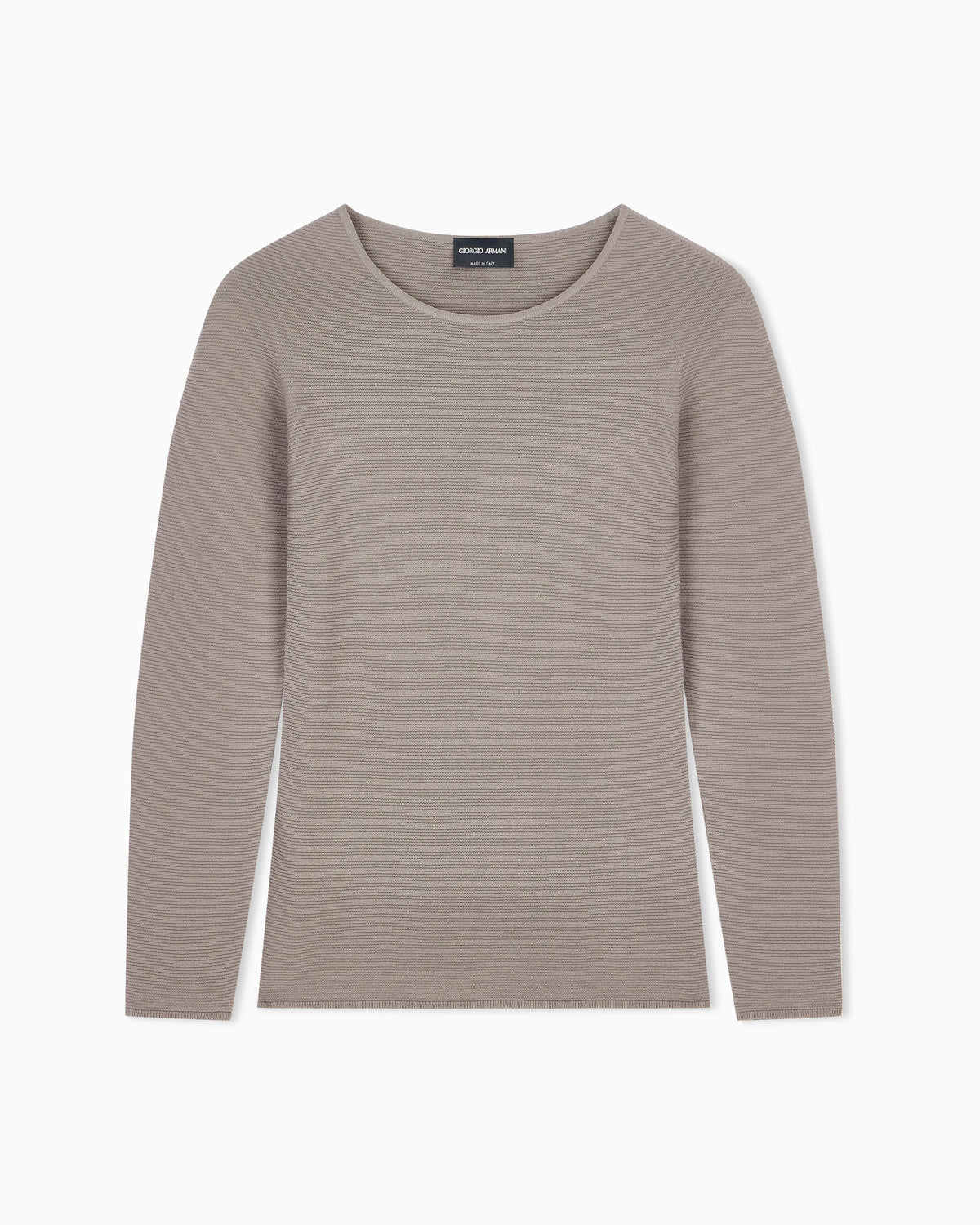 Long sleeve jumper in seamless viscose blend