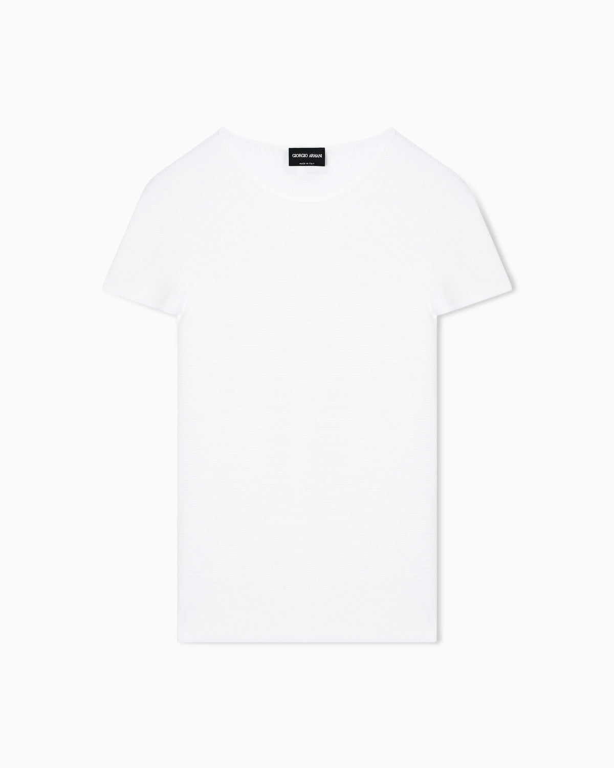 Crew neck jumper in seamless viscose blend