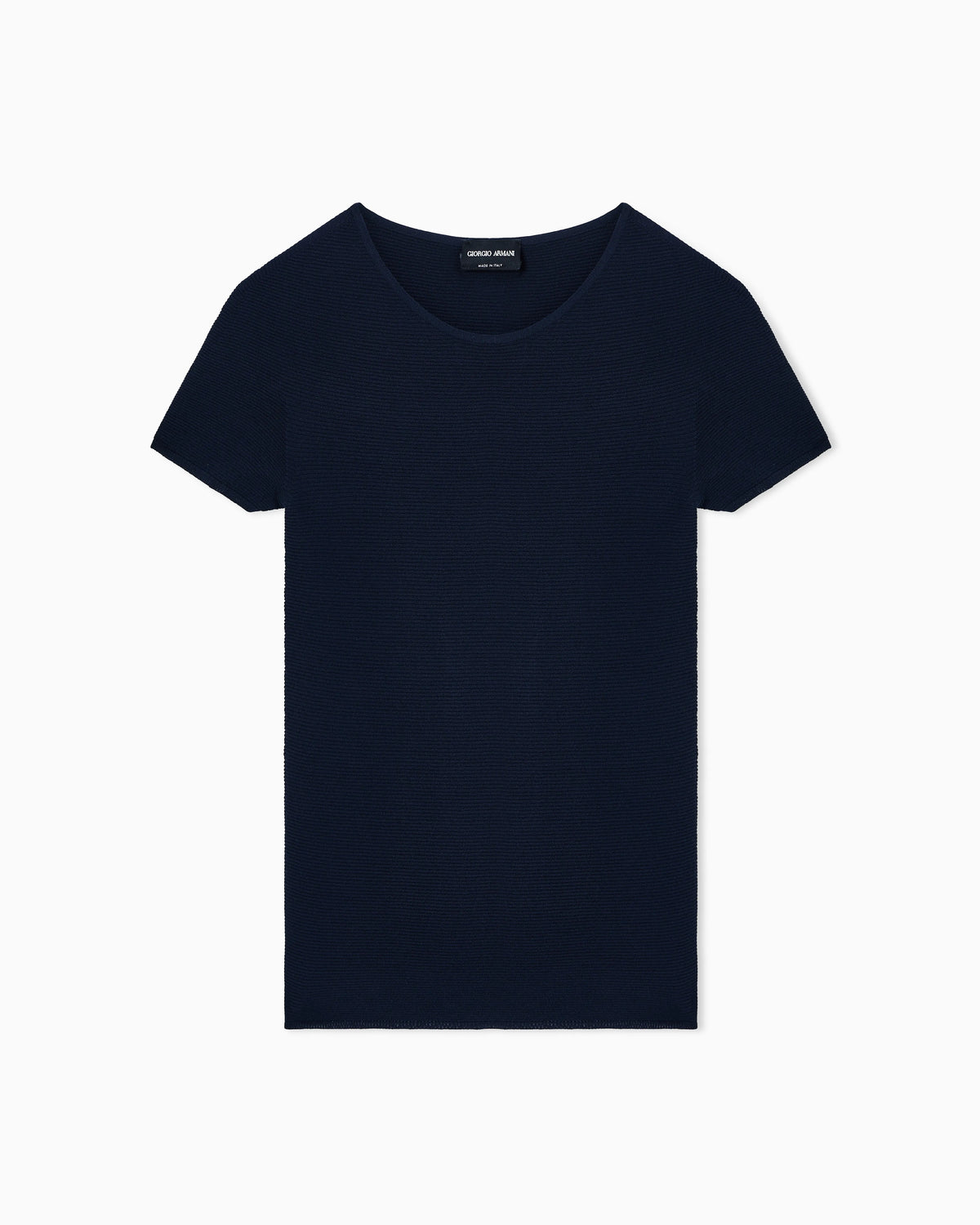 Crew neck jumper in seamless viscose blend