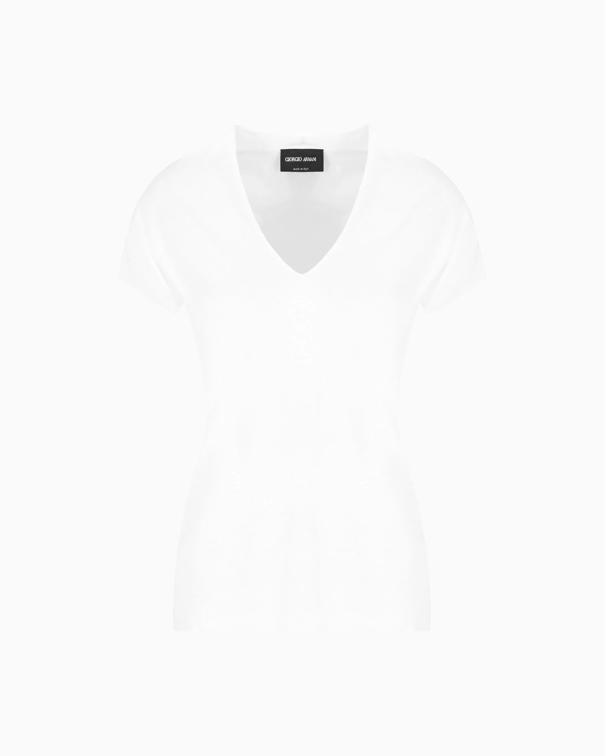 Jersey V-neck top
