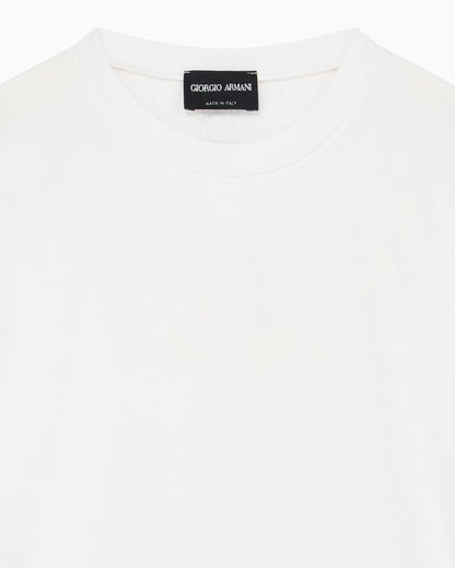 Jersey t-shirt with a crew neck and short sleeves