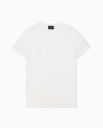 Jersey t-shirt with a crew neck and short sleeves