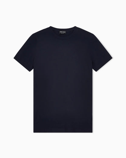 Jersey t-shirt with a crew neck and short sleeves