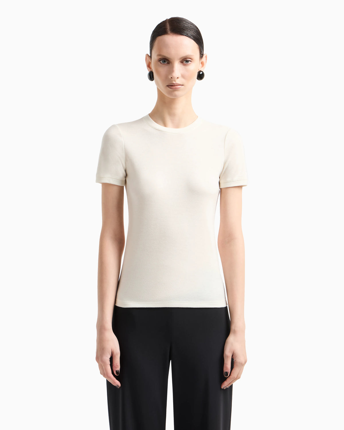 Pure cashmere T-shirt