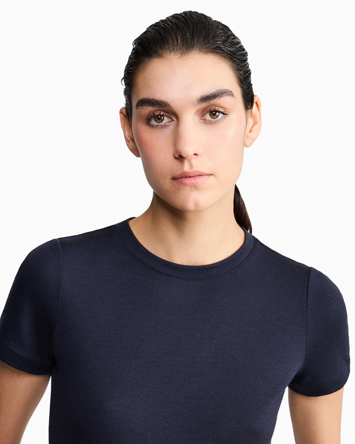 Pure cashmere T-shirt