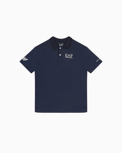Tennis Pro Boy polo shirt in VENTUS7 technical fabric