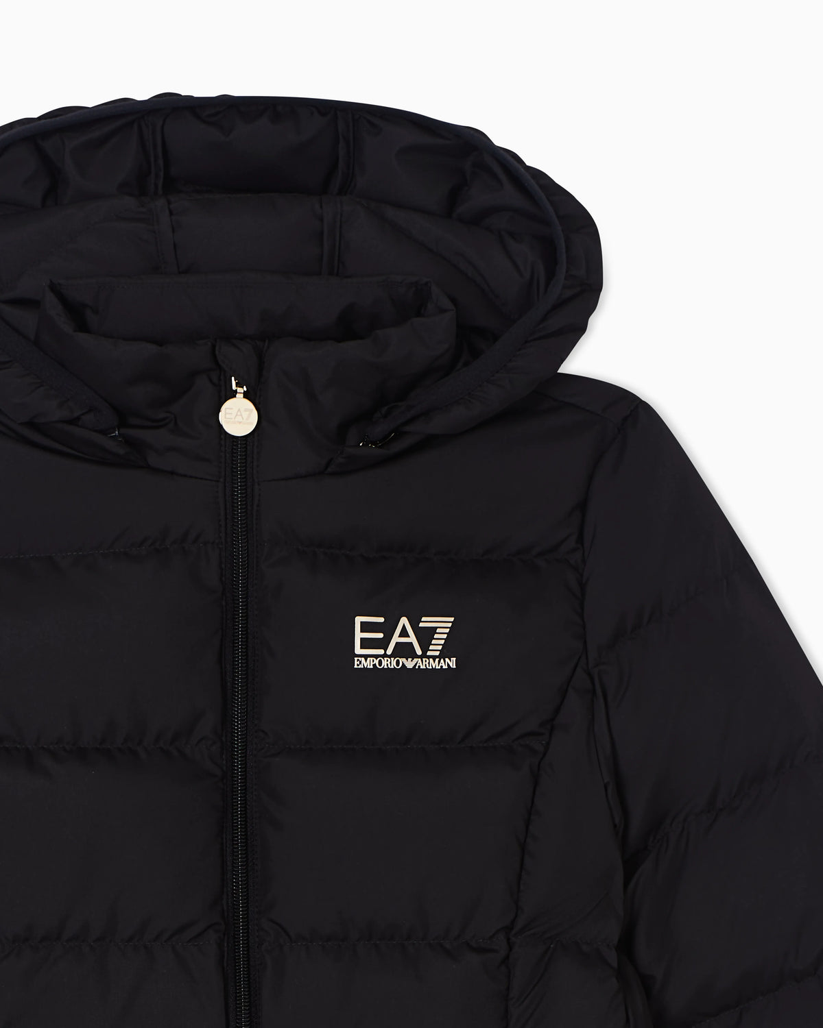 Logo Series Girl padded, hooded jacket
