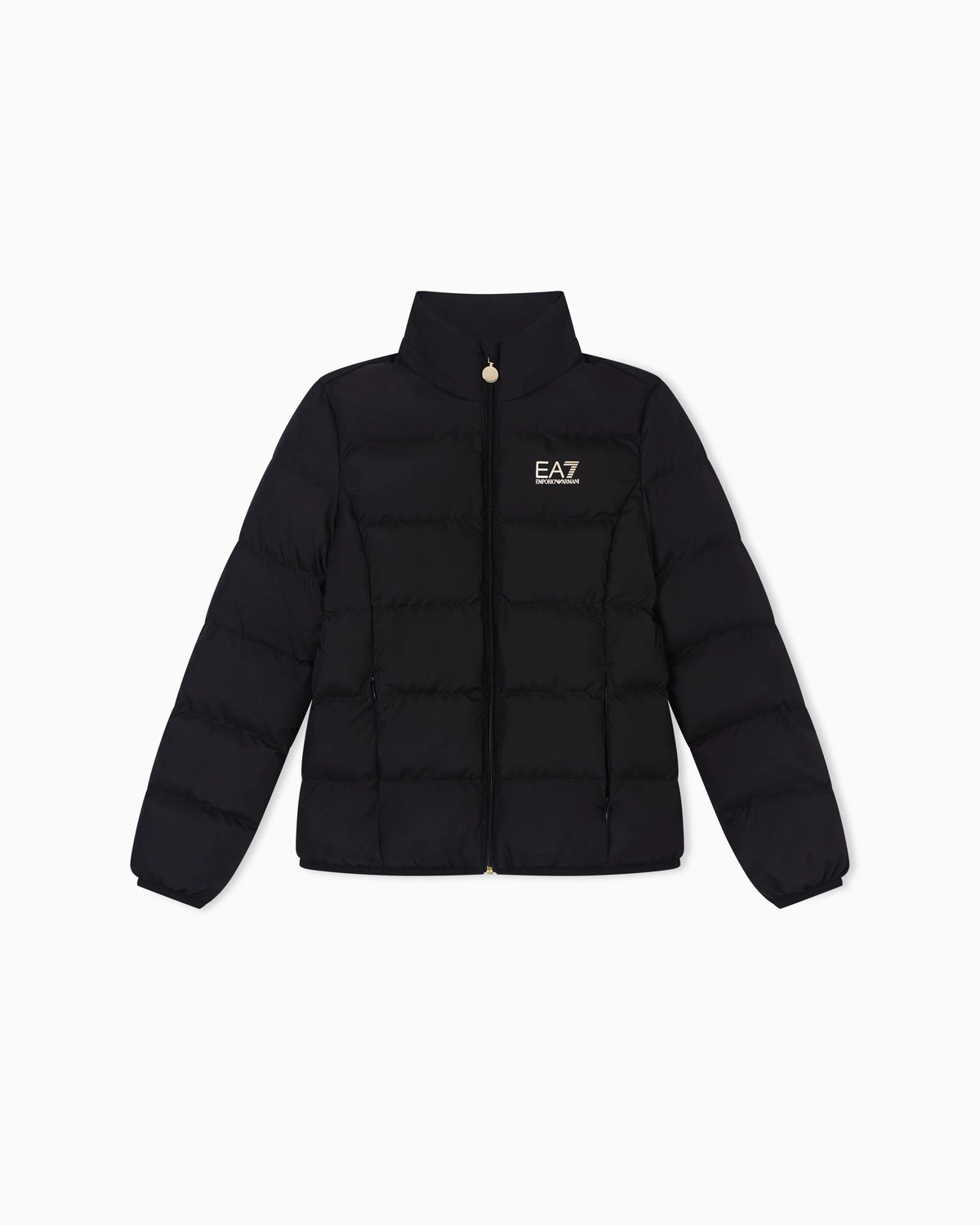 Logo Series Girl padded, hooded jacket