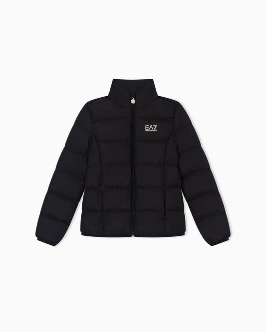Logo Series Girl padded, hooded jacket