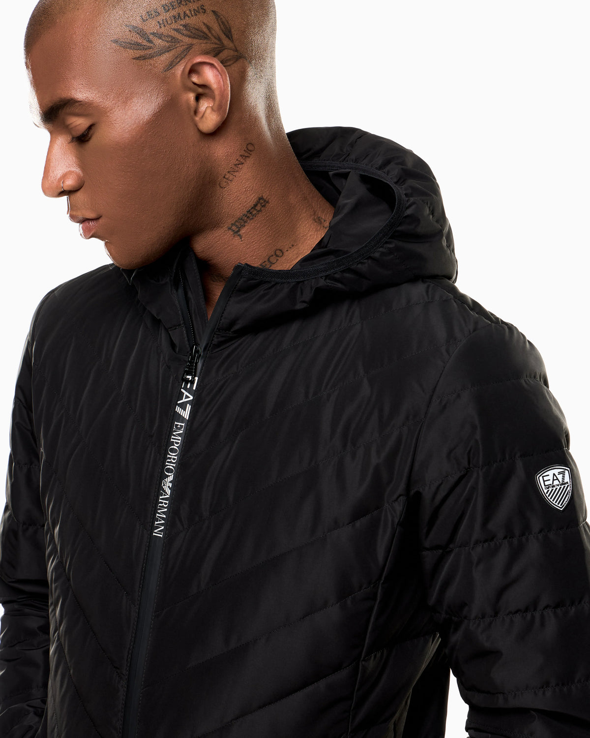 Premium Shield packable hooded down jacket