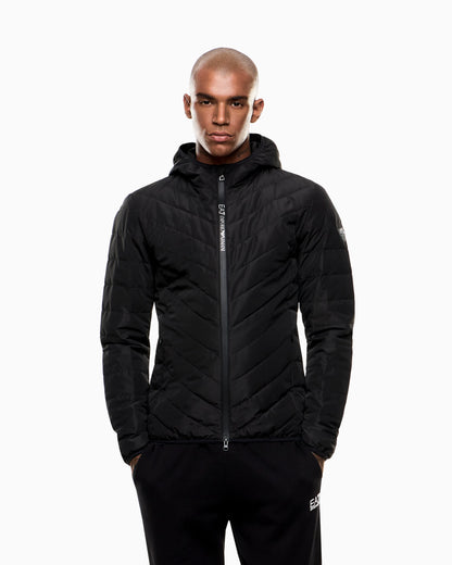 Premium Shield packable hooded down jacket