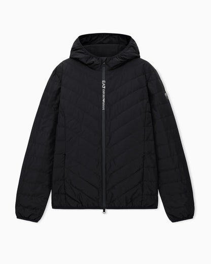Premium Shield packable hooded down jacket