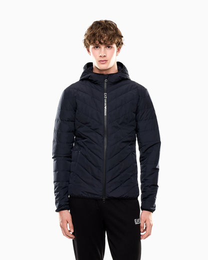 Premium Shield packable hooded down jacket