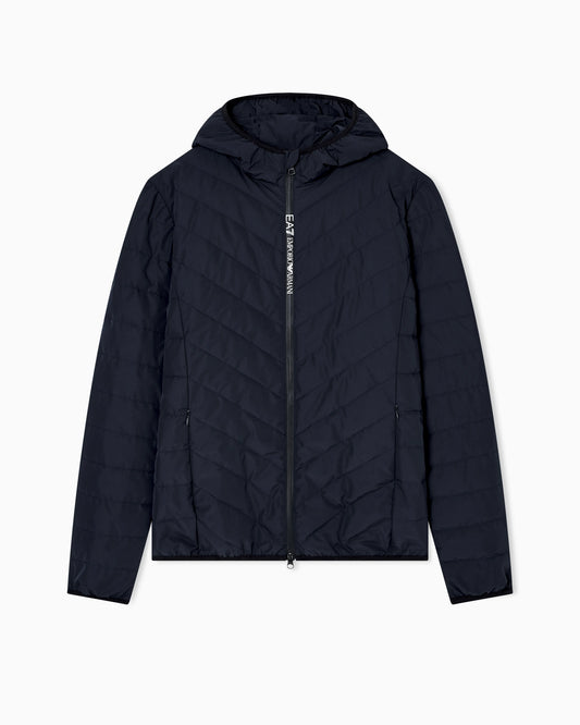 Premium Shield packable hooded down jacket