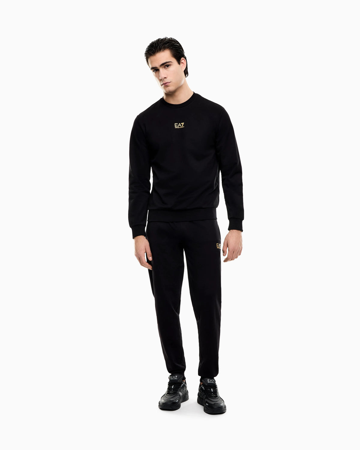 Long sleeve sweatshirt in cotton with logo Core Identity