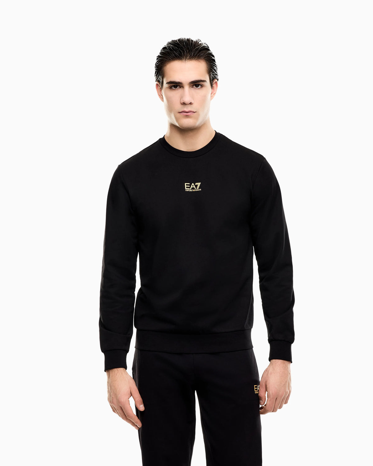 Long sleeve sweatshirt in cotton with logo Core Identity