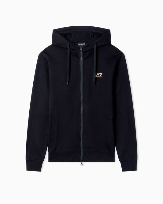 Fleece sweatshirt Core Identity in cotton with a chest logo