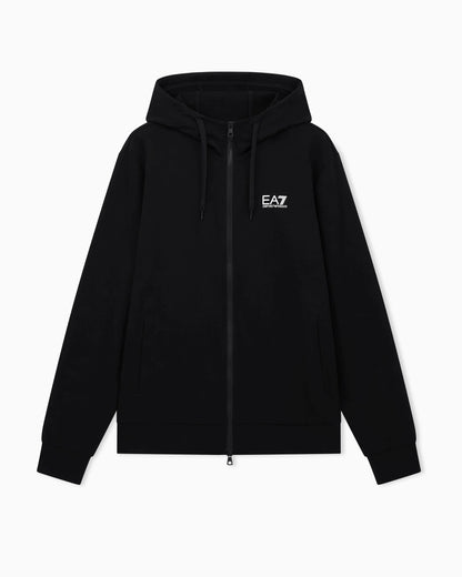 Fleece sweatshirt Core Identity in cotton with a chest logo
