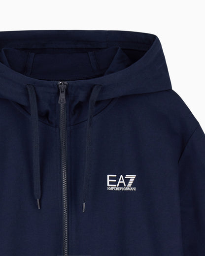 Fleece sweatshirt Core Identity in cotton with a chest logo
