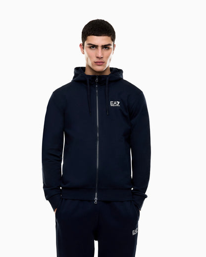 Fleece sweatshirt Core Identity in cotton with a chest logo
