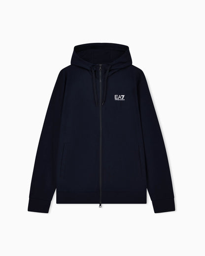 Fleece sweatshirt Core Identity in cotton with a chest logo